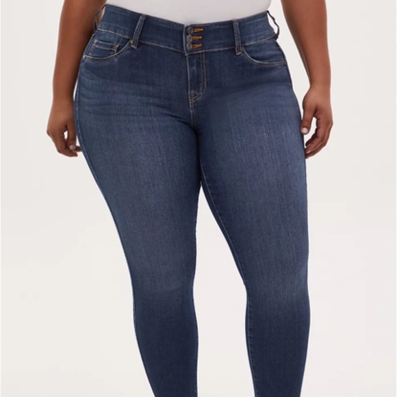 Torrid Premium Super Stretch Jegging Size 18XS - Picture 1 of 5